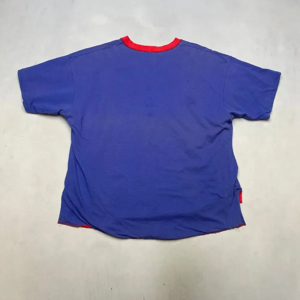 Vintage 90s Nike Force Reversible Tee Shirt Double Face Men's 22x26